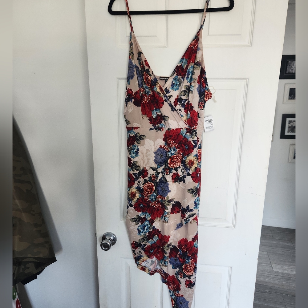 Floral plus dress